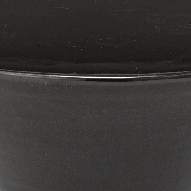 陶器 スツール 黒 椅子 丸 北欧 花台 ガーデン チェア 屋外 ミニ